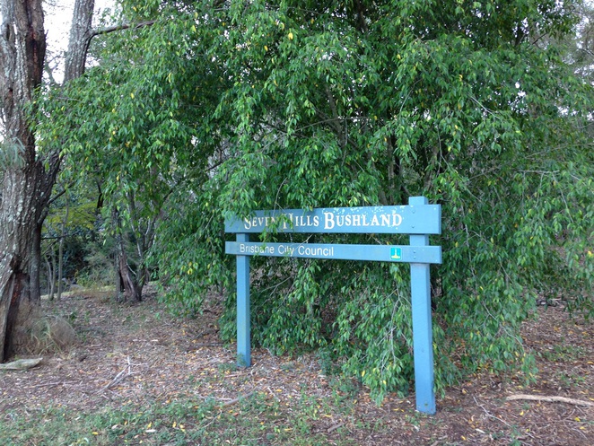 Seven Hills Bushland entrance sign